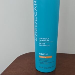 Moroccanoil Luminous Hairspray in Vibrant Blue
